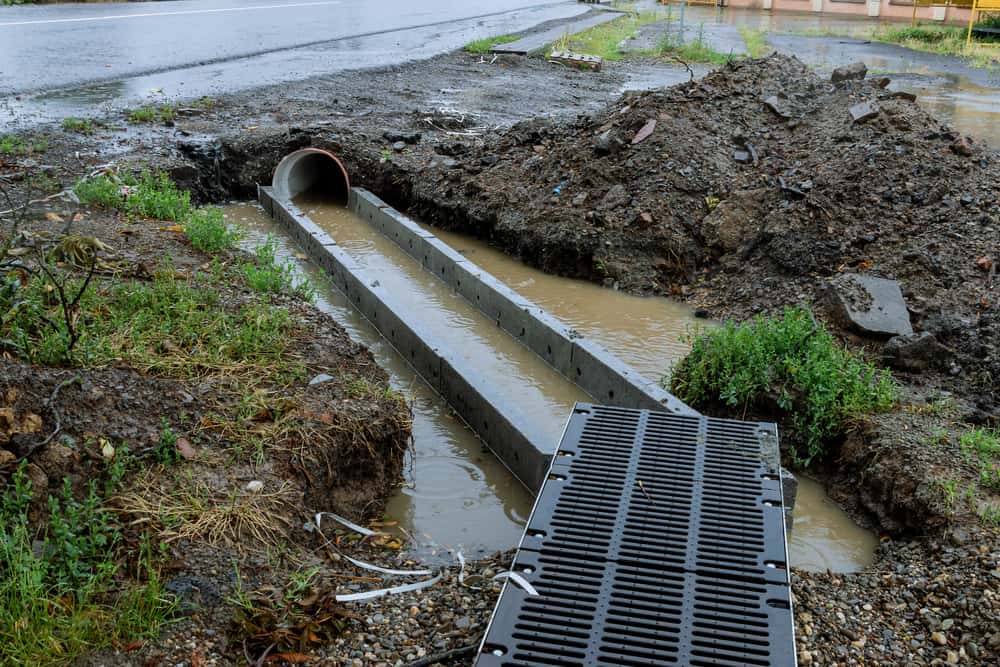 storm drain installaion